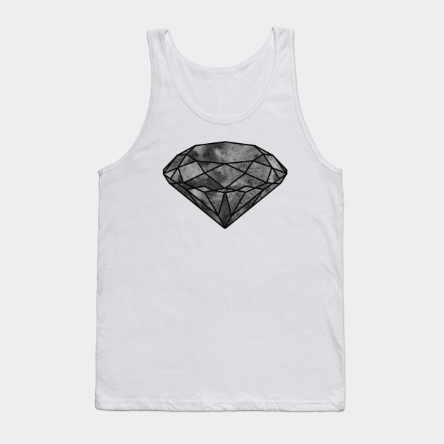 Black Diamond Tank Top by Sirenarts